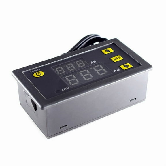 LCD Digital Temperature Alarm Thermostat W3230 Digital Temperature Controller Accurate Control for Cooling and Heating