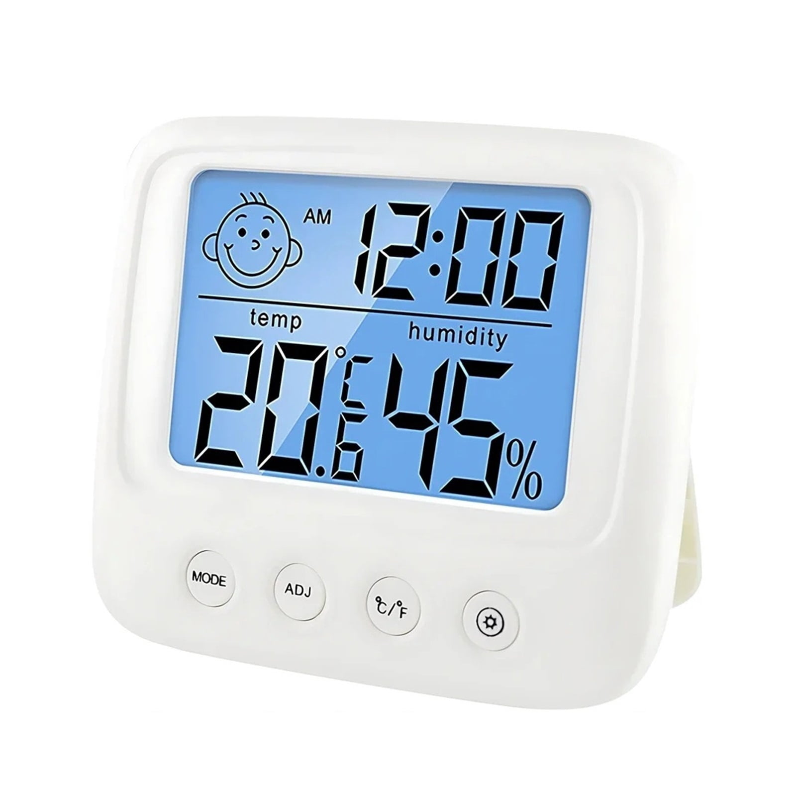 LCD Digital Temperature Humidity Meter Backlight Home Indoor Electronic Hygrometer Thermometer ,Real-Time