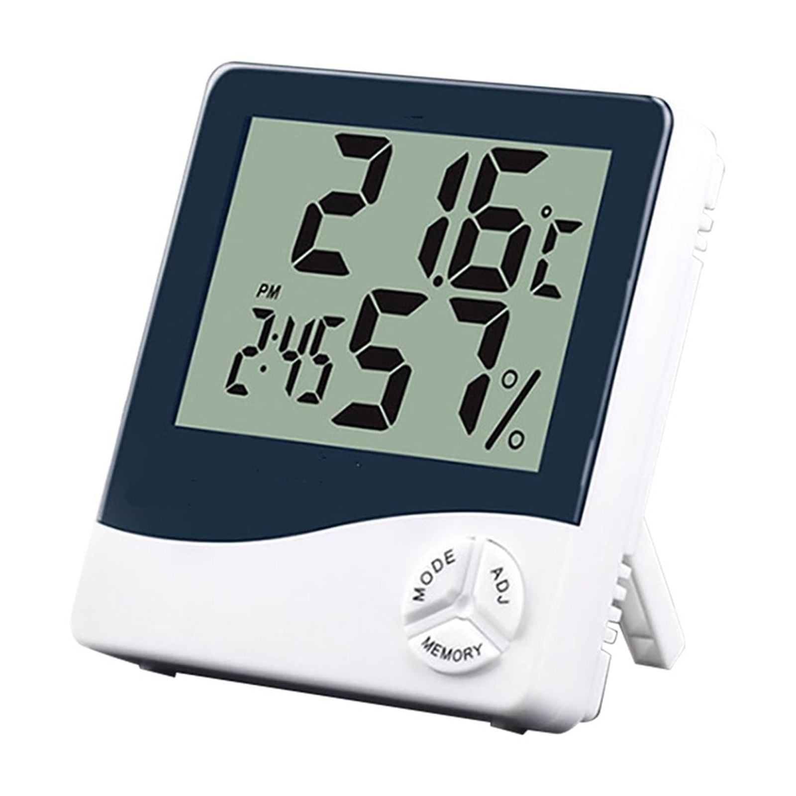 LCD Digital Thermometer Hygrometer 1/2 Indoor Outdoor Temperature Humidity Meter ,Simple Operation