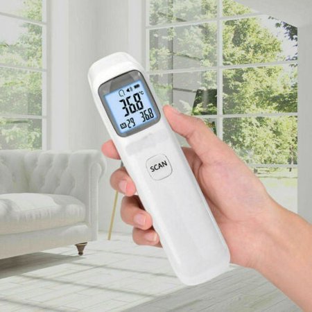 LCD Digital Thermometer Infrared Baby Adult Forehead Non-touch Temperature