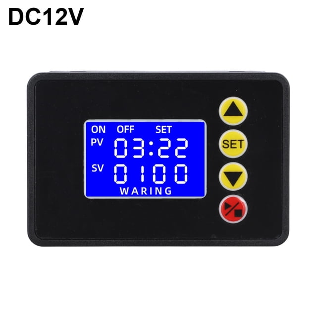 LCD Digital Timer Delay Switch Relay Programmable Microcomputer Time ...