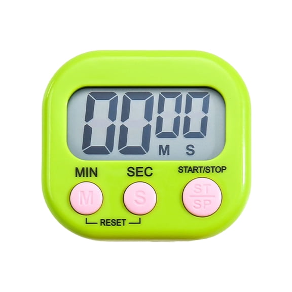 LCD Digital Timer with Large Display Countdown Stopwatch Electronic Countdown Device for Home Cooking and Daily Use