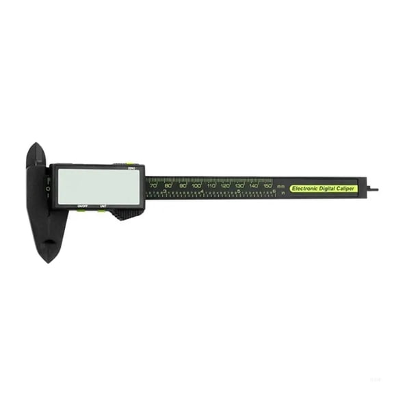 LCD Digital Vernier Caliper Micrometer Gauge 0-150mm Caliper Length Depth Thickness Inner Outer Diameter Measuring Tool ,Easy to Use
