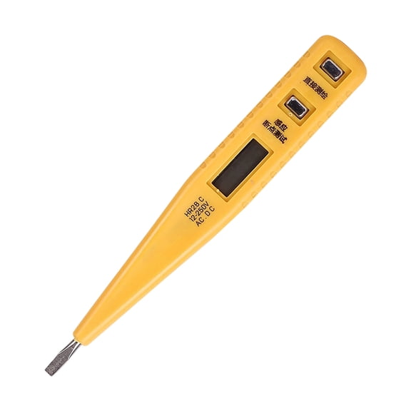 LCD Digital Voltages Detector Pen 12-250V Measurement Ranging Multifunction Tool For Electrical Maintenance And Repairs