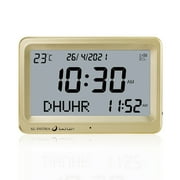 LCD Display Azan Clock Small Believe Clock for Prayer Times In Key Cities