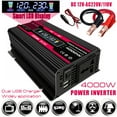 LCD Display Car Power Inverter 4000W Converter 12V to 220V/110V Smart