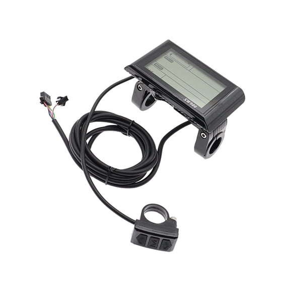 LCD Display Control Electric Bicycles Speed Meter Speedometer Wire Speed Counter for 24V 36V 48V Electric Bike Use
