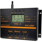 LCD Display Current Solar Controller Solar Panel Battery Charging Regulator Photovoltaic Power Generation