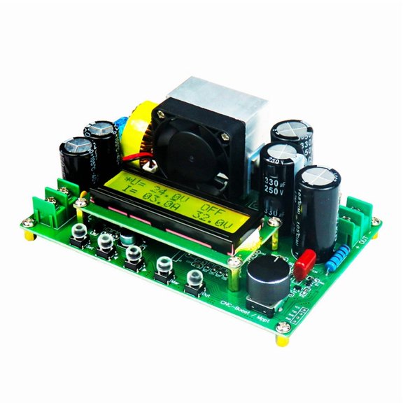 LCD Display DC CNC Boost Constant Voltage Constant Current Module DPX800S CV CC Booster Module Boost 12V-120V 0-15A