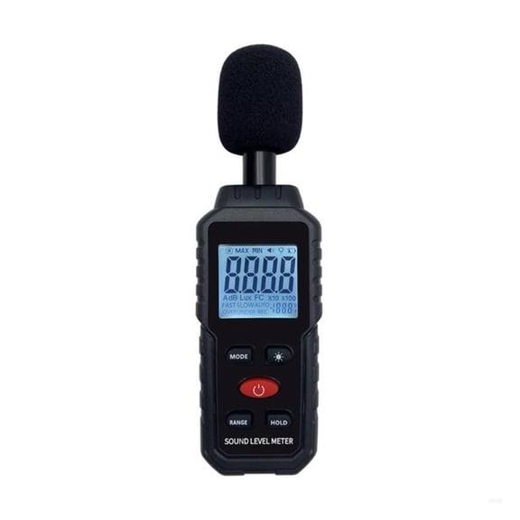 LCD Display Decibel Meter Sound Level Reader 30-130dB Noise Meter Monitor Test Decibel Meter ,Feature Packed