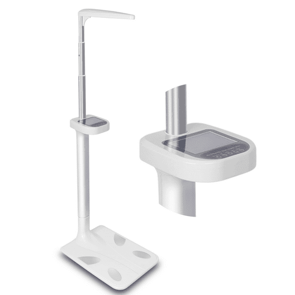 LCD Display Digital Physician Scale, Multiple Function Including BMI, Auto Zeroing Feature, Ultrasonic Medical Scale, Private Practices, Public Health Centers, Fitness Studios