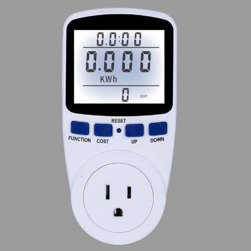 LCD Display Electricity Usage Power Meter Socket Energy Watt Volt Amps