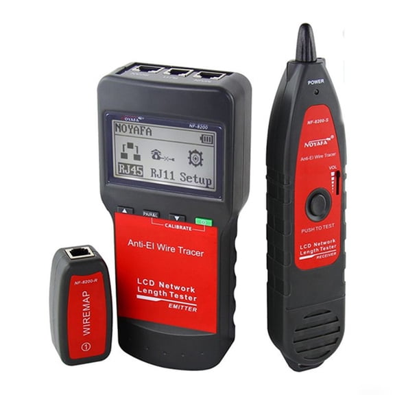 LCD Display Network LAN Cable Tester Cable Continuity Tester Inspection Wire Tracker Length Tester ,Fast Responses