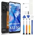 thumbnail image 1 of LCD Display for Samsung Galaxy A32 5G SM-A326B SM-A326B/DS SM-A326U SM-A326W 6.5" Digitizer Touch Screen Replacement Assembly with Tools(Black with Frame), 1 of 9