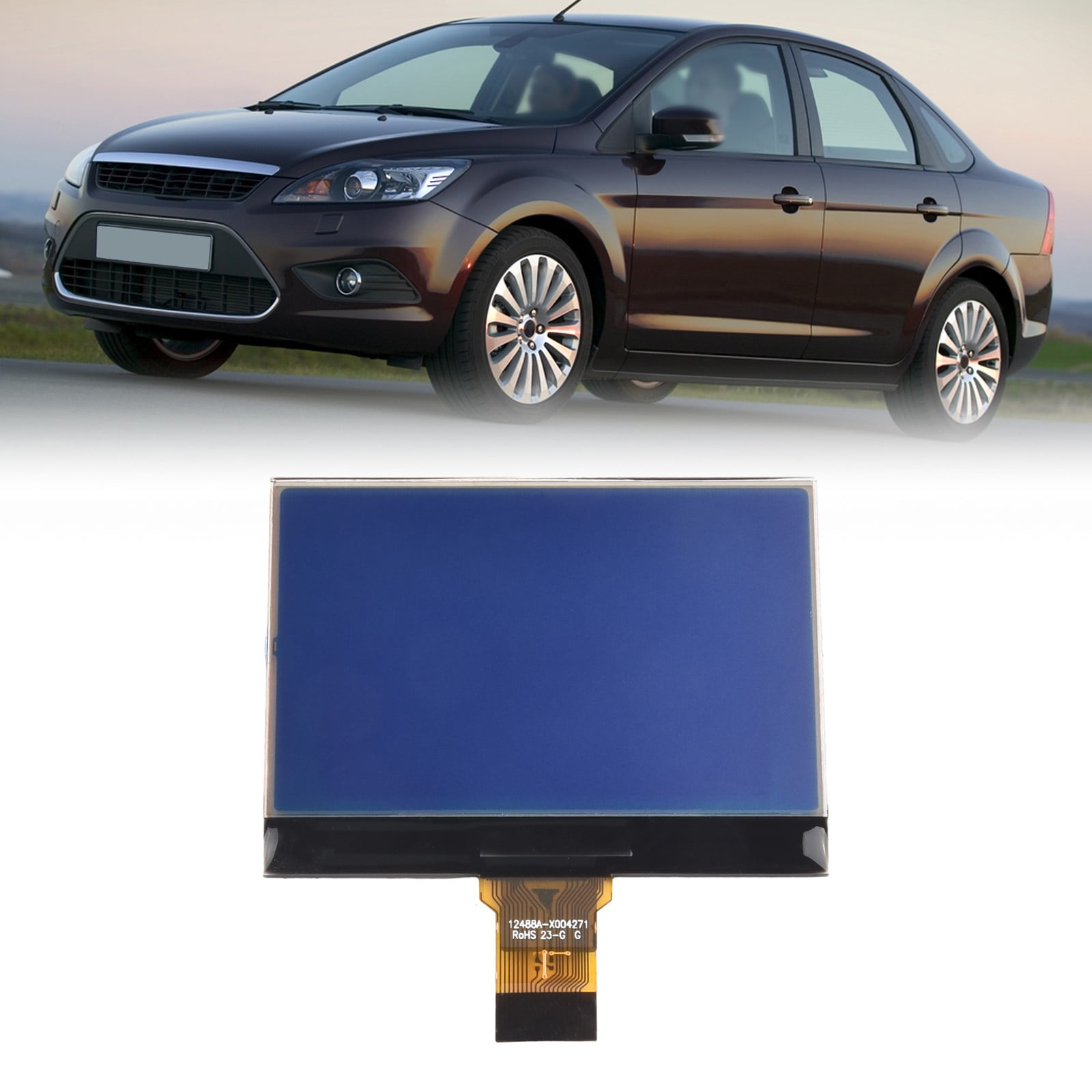 LCD Display Screen for Ford Focus, CMax, Vehicle Instrument Cluster