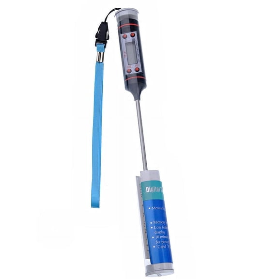 Supvox Instant Read Thermometer Thermometer Stainless Steel 1Pack Black