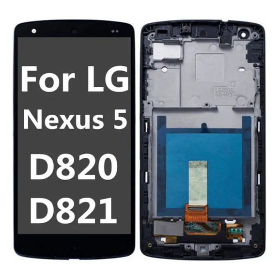 LCD Display+Touch Screen Frame for LG Nexus 5 D820 D
