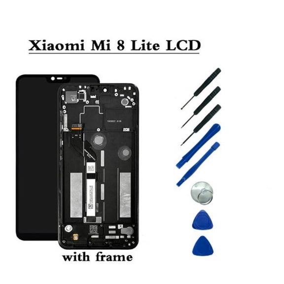 LCD Display Touch Screen Mi 8 Lite Black Frame Original