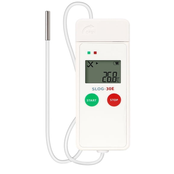 LCD Display USB Temp Data Logger 65000 Sets Datalogger PDF Report -30-70 Temperature Recorder for Food Medicines