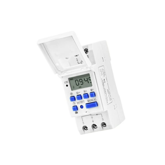 LCD Display Weekly Programmable Electronic Relays Simple Setup ...