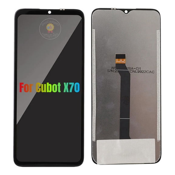 LCD Display with Touch Screen for Cubot X70 Black