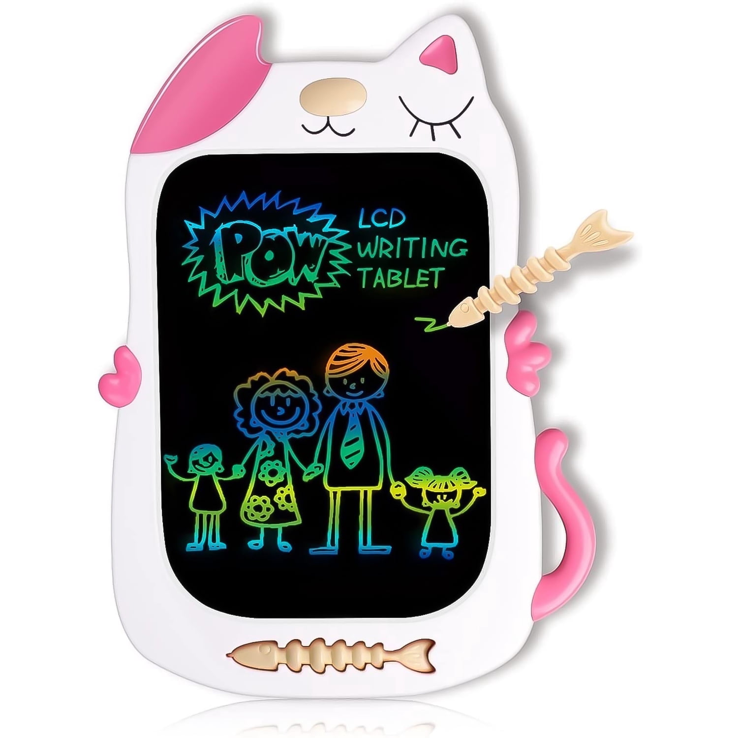 LCD Drawing Doodle Board Toys for Girls 3-6 Years, Toddler Girl Learning Toys for Girls 4 5 6 7 8 Year Old, Birthday Gifts Toys for 2 3 4 5 Years Old Girls