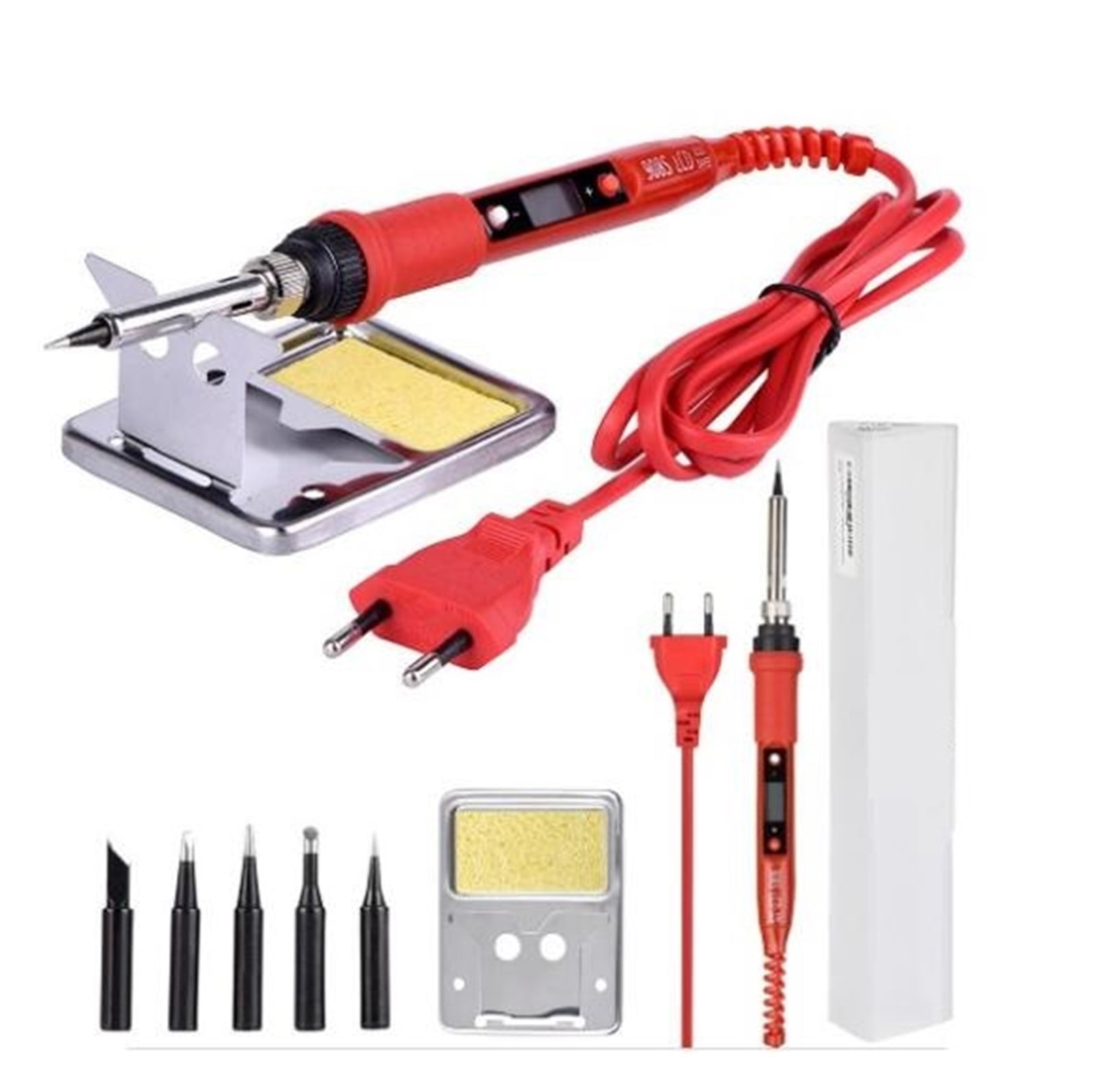 LCD Electric Soldering Iron, Adjustable Temperature Solder Iron,With
