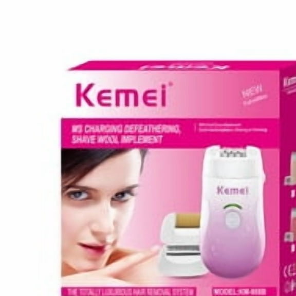 LCD Electric Tweezers Dry Wet Use Portable Epilator KEMEI Km-908B Women Usb Charging Cordless 3 in 1 Epilator Hair Removal
