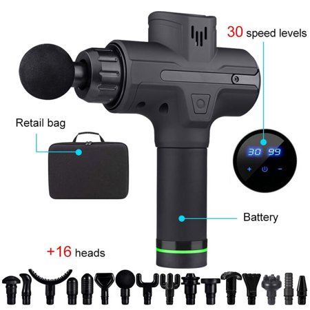 LCD Electric massage Fascia Gun Slimming Body Muscle Relaxation