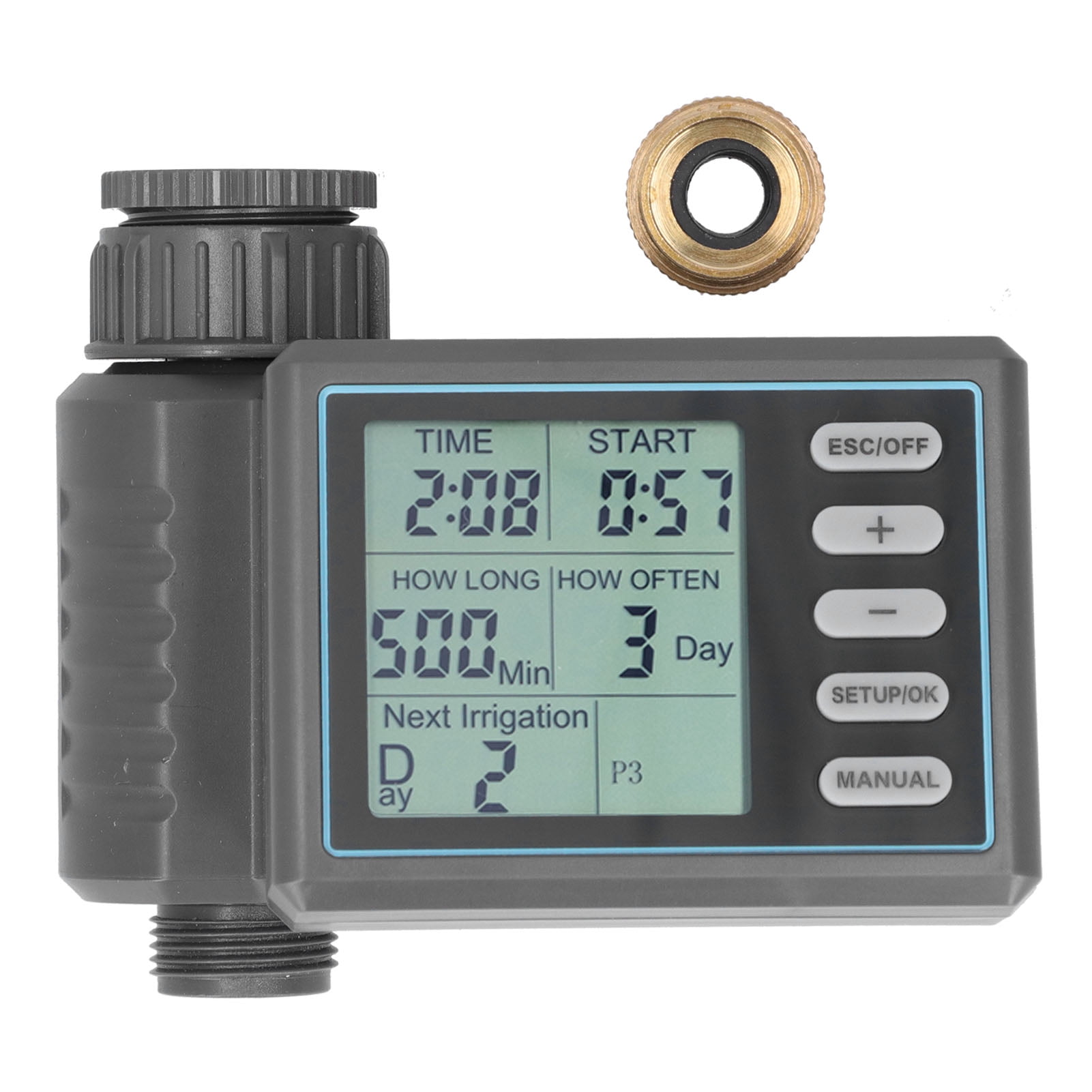 LCD Electronic Garden Water Timer - Digital Irrigation Controller with ...