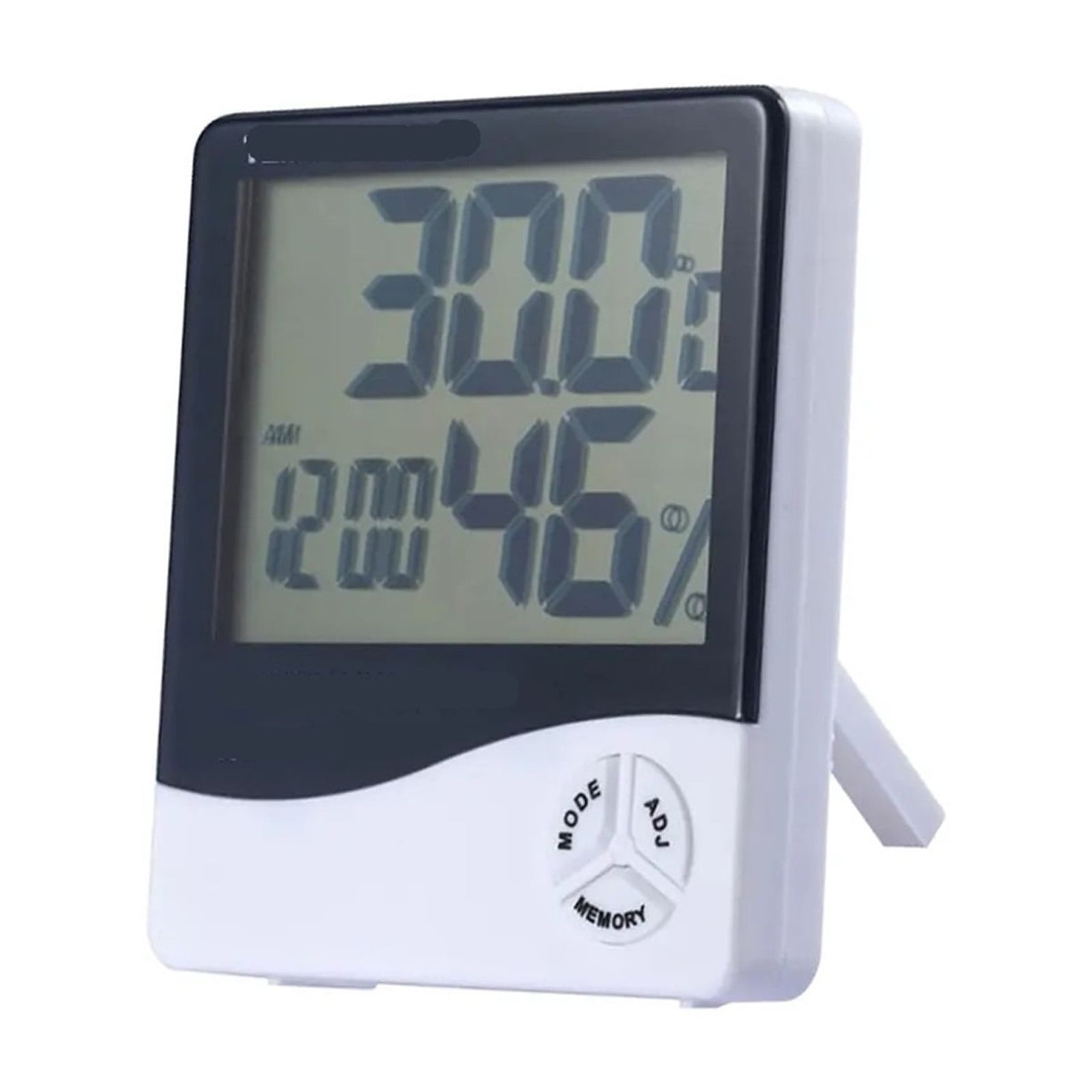 LCD Electronic Humidity Meter Smart Electric Digital Hygrometer Thermometer Weather Station Clocks ,Real-Time