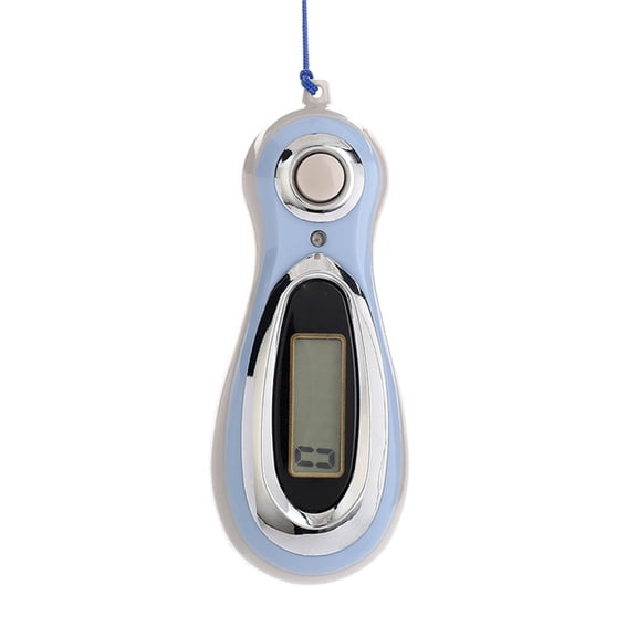 LCD Finger Counter - Digital Mechanical Clicker with LCD Display, Knitting & Crochet Counter for Stitches & Restaurant Results, Uses One Battery,Blue