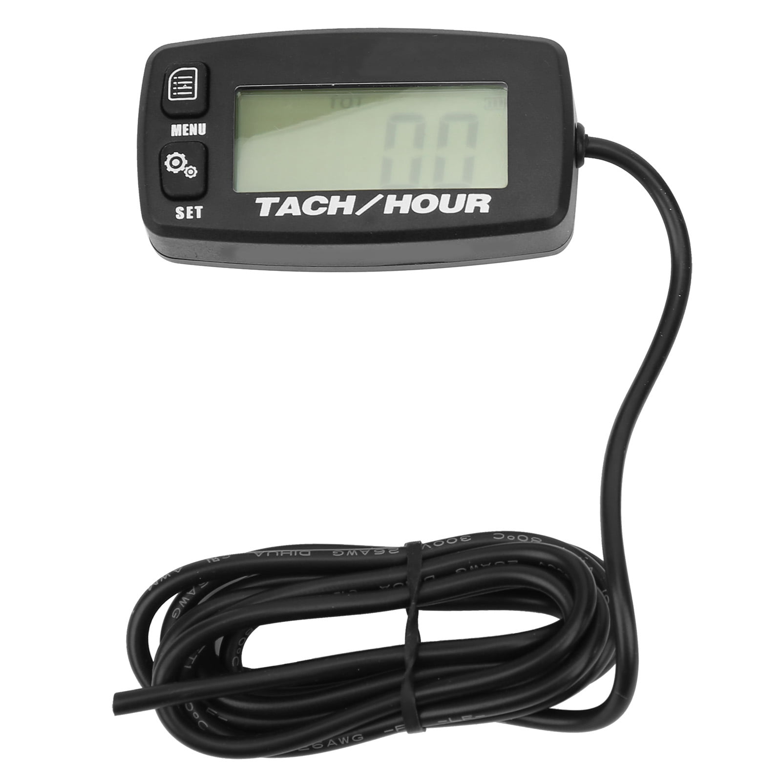 LCD Gauge, Induction Hour Meter IP65 Waterproof Reminder Service For 2