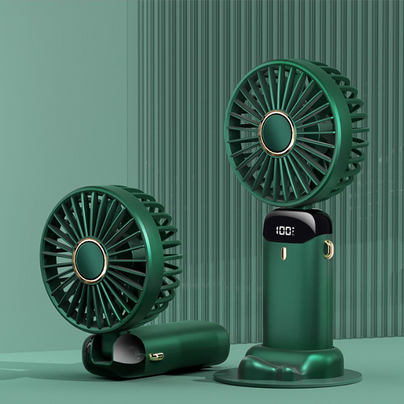 Work Fans Portable LCD Handheld Fan, 10000mAh Portable Fan with 5 Speeds, 20H Working Time ...