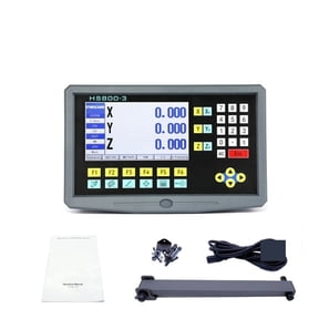 LCD Kit Complet Set 3 Axis Milling Turning Lathe Grinder Machine Digital Readout And Linear Scale Encoder ,Convenient for Operation