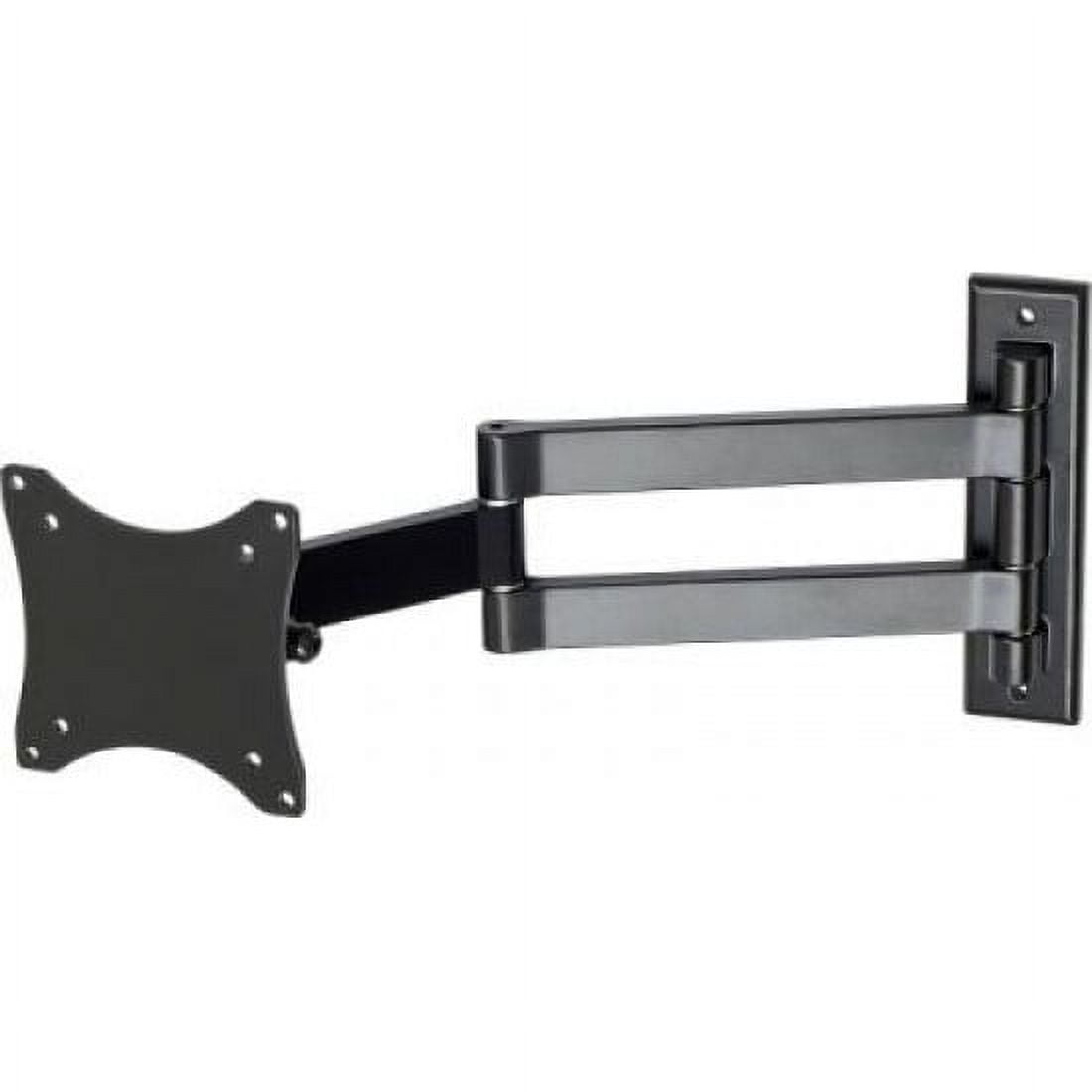 LCD LED Monitor Wall Mount, Tilt/Swivel, Double Arm, 33 lbs Max Load