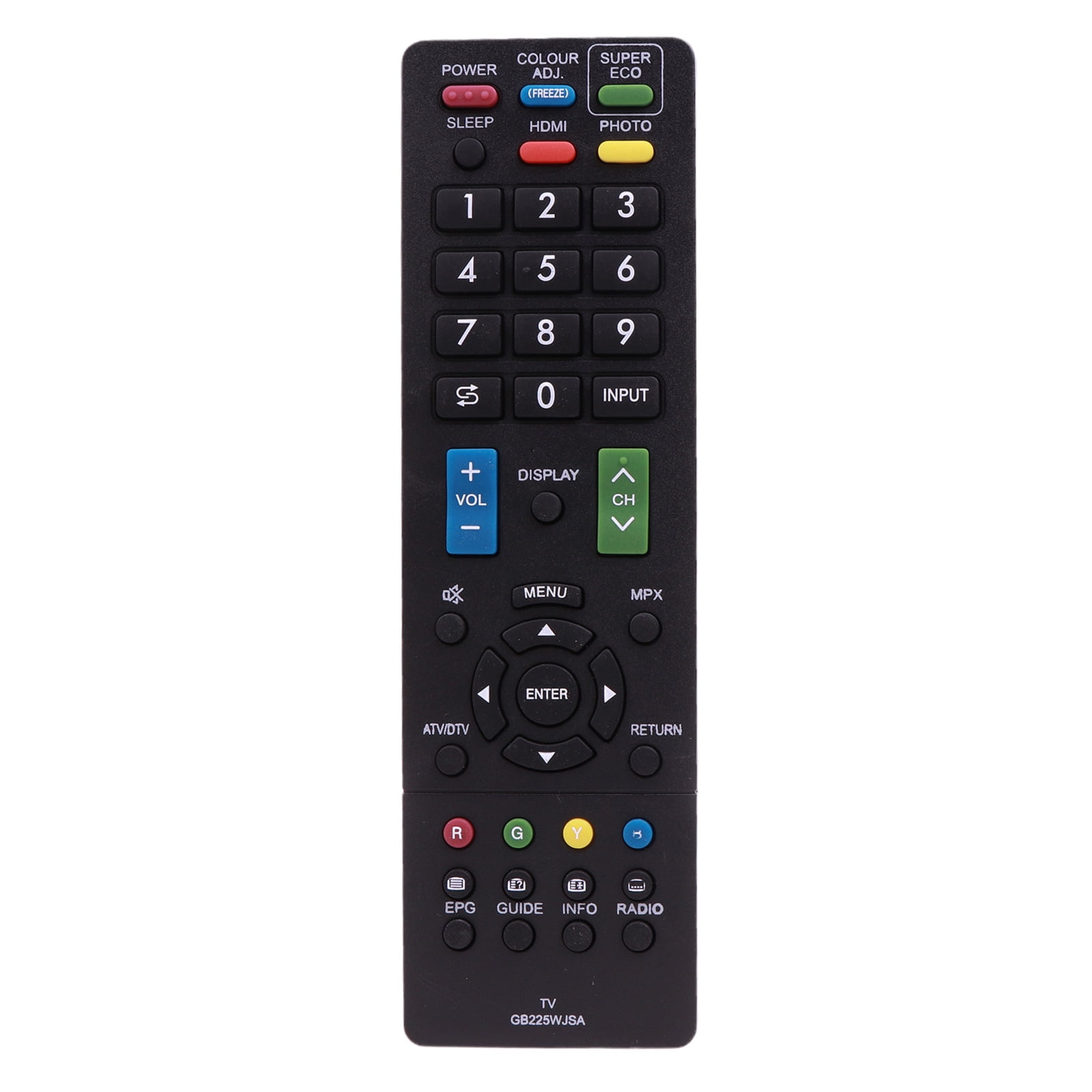 LCD LED Remote Control Replacement for GB225WJSA Remote Controller for ...
