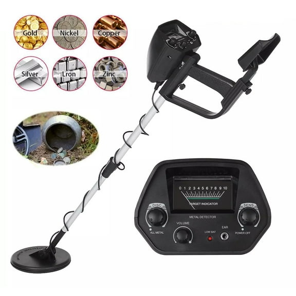 LCD Metal Detector Waterproof Gold Digger Deep Sensitive Hunter Coil Searcher