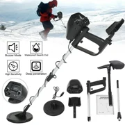 Professional Deep Ground Metal Detector,Waterproof Underwater & Beach Gold Seeker with Foldable Shovel, High-Sensitivity LCD with DISC Mode