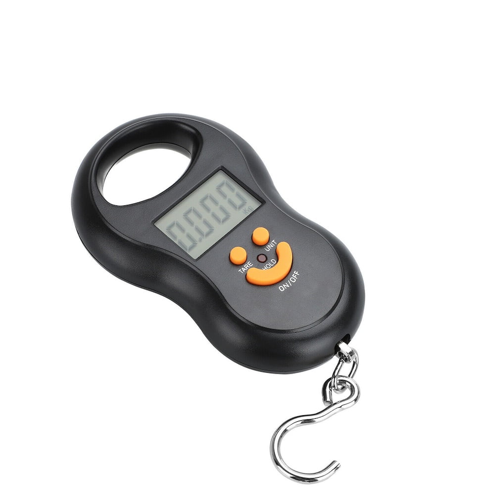 LCD Mini Portable 110lb Luggage Weight Postal Hanging Hook Digital Fish