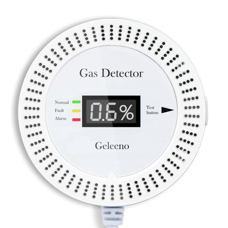 LCD Natural Propane Gas Leak Detector Household Sensor & Alarm
