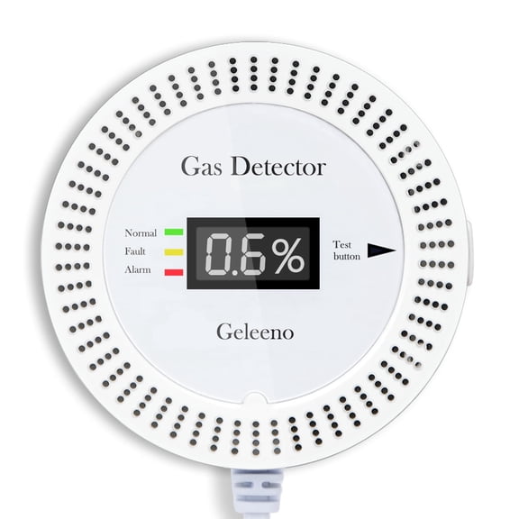 LCD Natural Propane Gas Leak Detector Household Sensor & Alarm