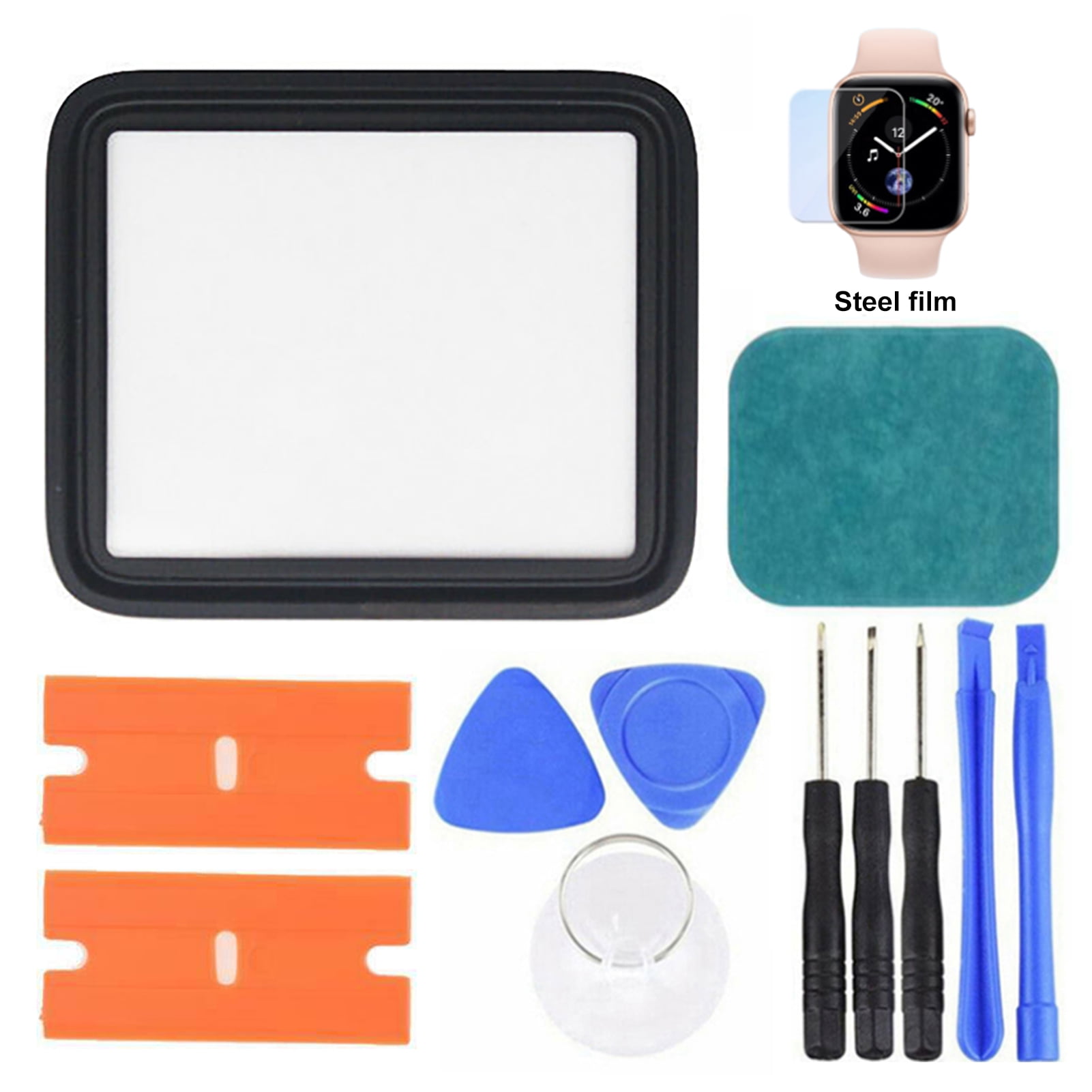 LCD Outer Glass Panel Repair Replacement Part for Apple Watch 1 2 3 4 5 6 Series Walmart Business Supplies