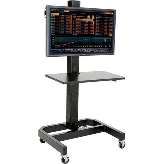 LCD & Plasma Mobile Workstation, Black
