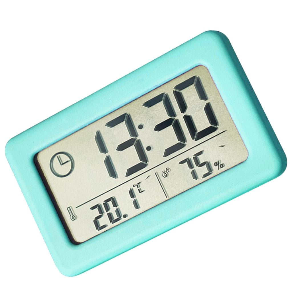 LCD Screen Clock with Integrated Temperature and Humiditys Monitors ...