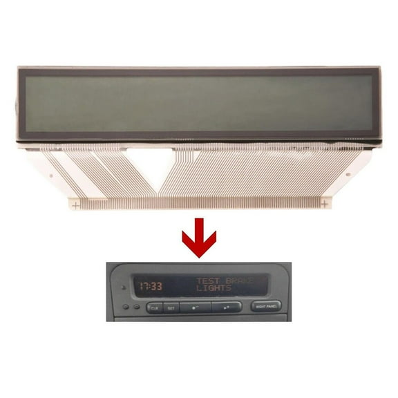 LCD Screen Display For SAAB 9-3 9-5 Sid1 Sid2 Sid3 Computer Center LCD Pixel