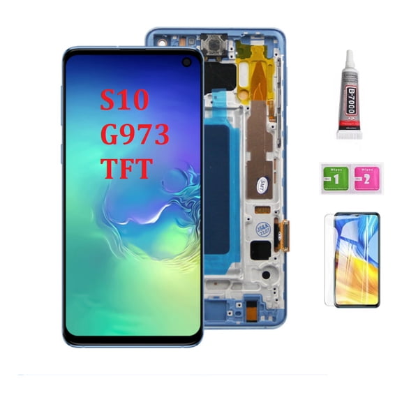 LCD Screen+Frame Compatible With Samsung S10 G973 Incell
