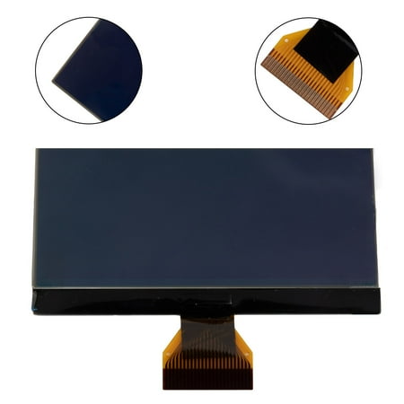 LCD Screen Instrument Cluster, for Mercedes A Class W169 B Class W245 Dashboard Display 8 Volt Version Direct Replacement,Black