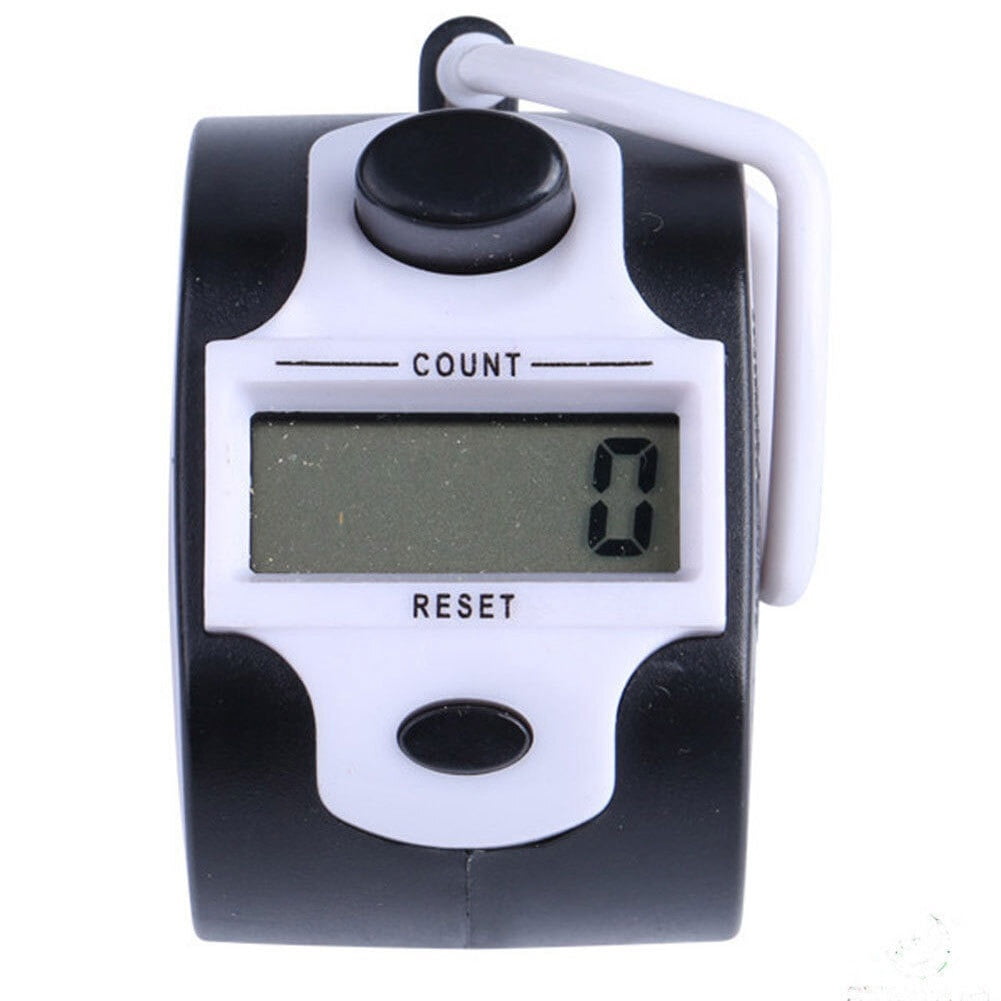 LCD Screen Manual Digital Hand Electronic Counter Meter Portable Mini ...