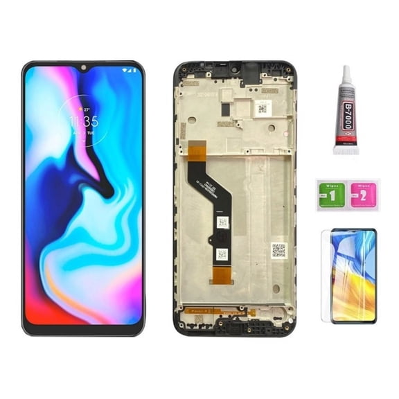 LCD Screen With Frame for Moto E7 Plus E7 E7i Plus